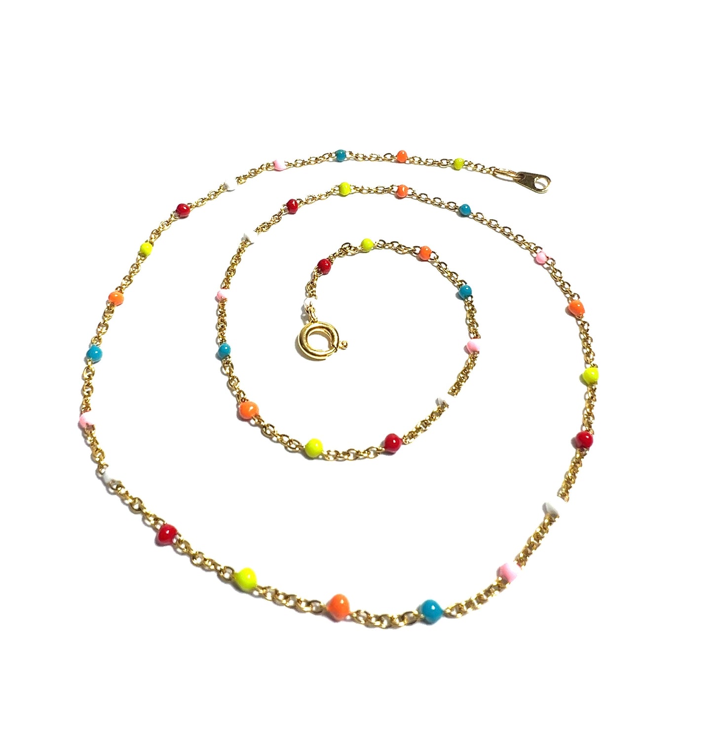 Multicolor Bead Necklace