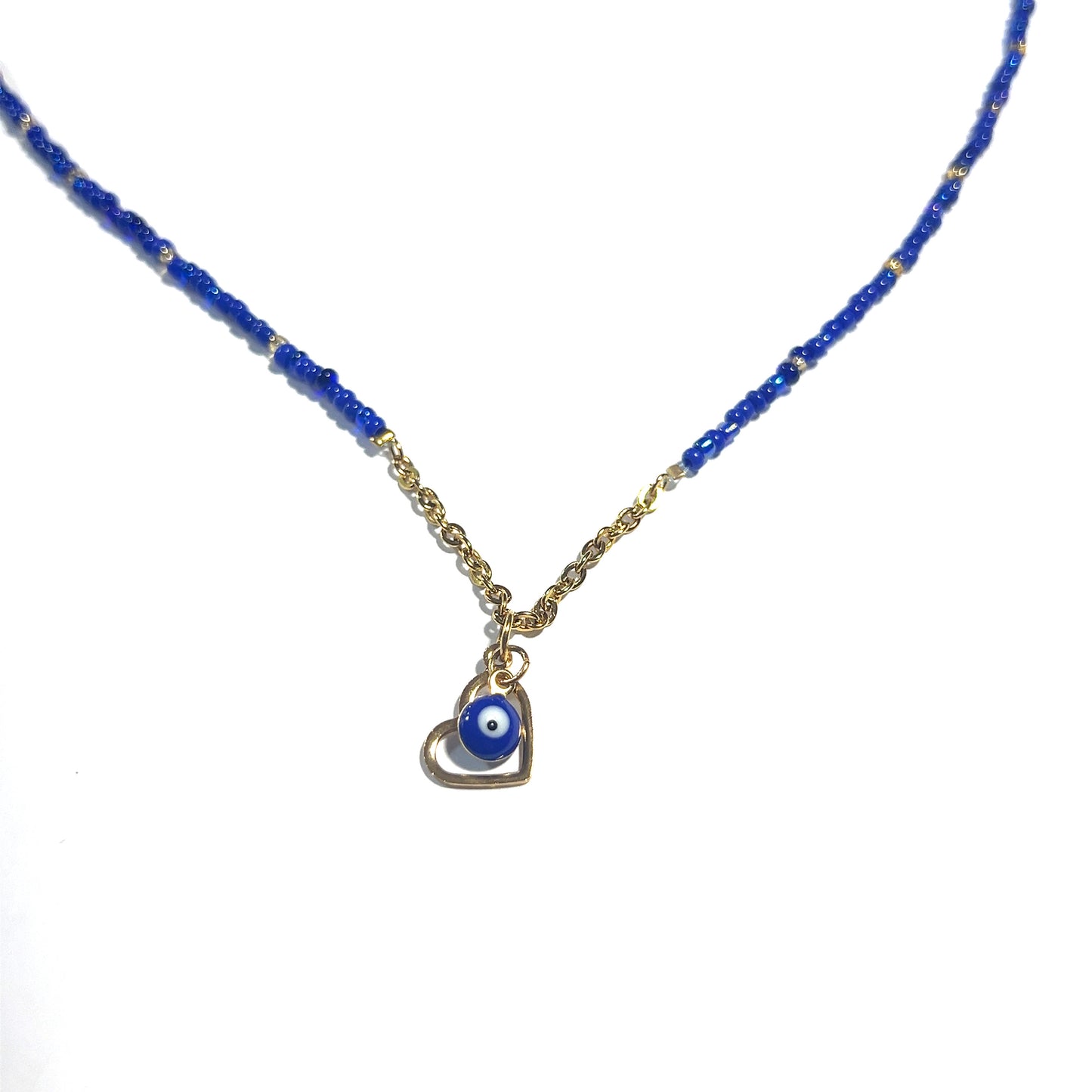 Evil Eye Beaded Necklace